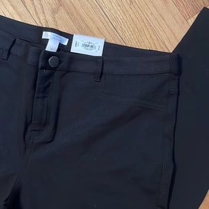 NWT Lauren Conrad mid rise, soft, stretchy black pants. Women’s size 18